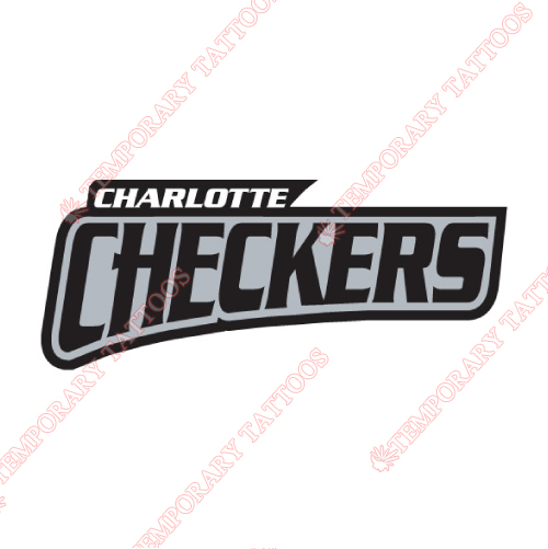 Charlotte Checkers Customize Temporary Tattoos Stickers NO.8993